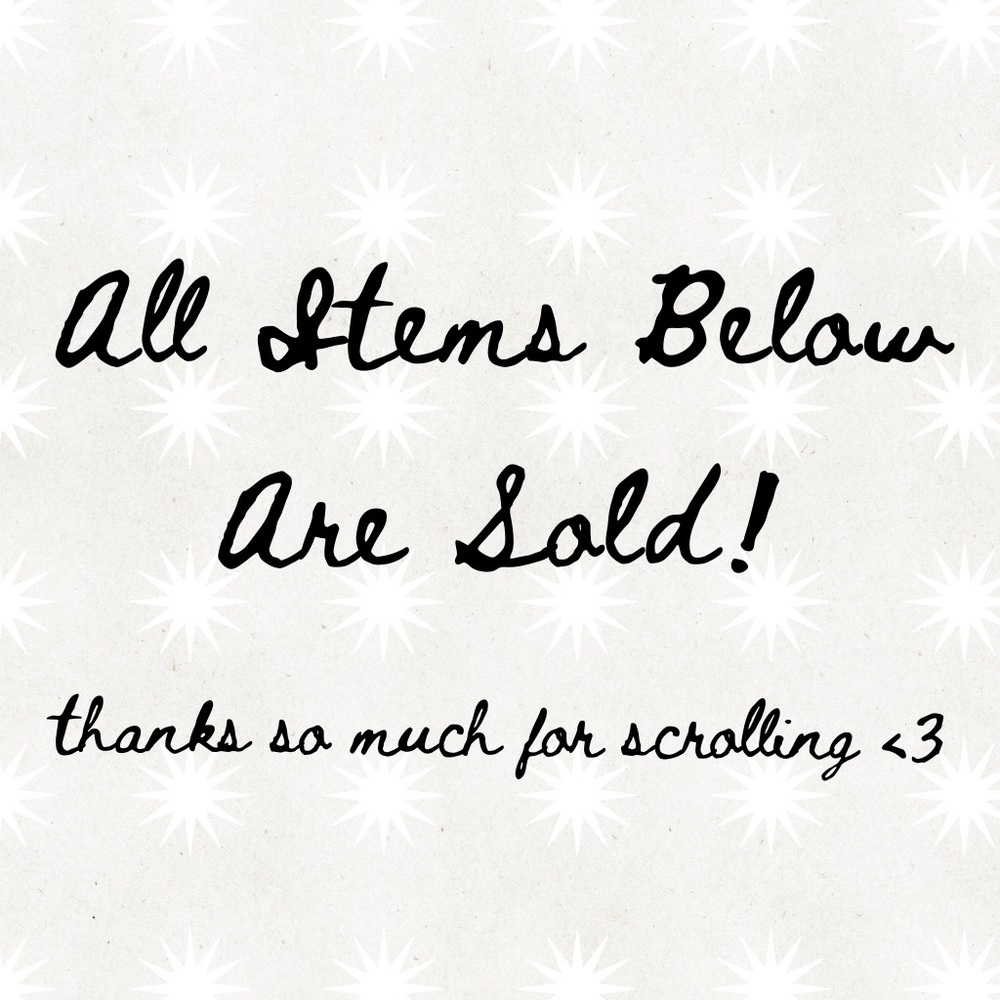 ✨ SOLD SOLD SOLD ✨